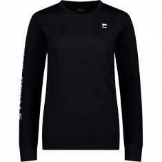 Mons Royale Yotei Merino Classic, skiundertrøje, dame, sort