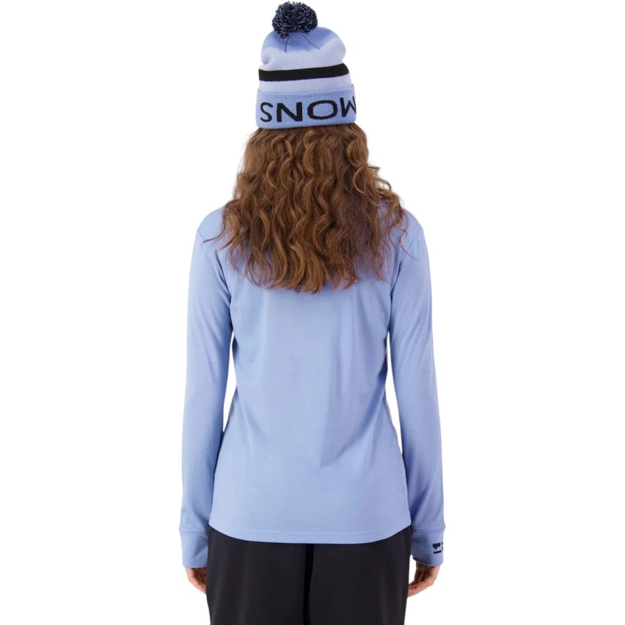 Mons Royale Yotei Merino Long Sleeve, dámské termotriko, modrá