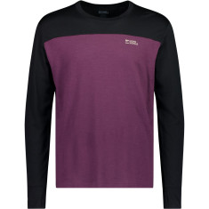 Mons Royale Yotei Merino Long Sleeve, skiundertrøje, herre, lilla/sort