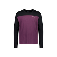 Mons Royale Yotei Merino Long Sleeve, Skiunterhemd, Herren, lila/schwarz