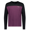 Mons Royale Yotei Merino Long Sleeve, Underställströja, Herr, Lila/Svart