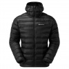 Montane Alpine 850 Lite Hoodie, jachetă de puf, bărbați, negru