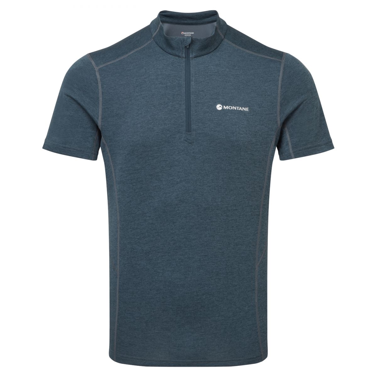 Montane Dart Zip T-Shirt, Herren, blau