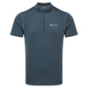 Montane Dart Zip T-Shirt, homme, bleu