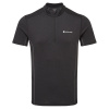 Montane Dart Zip T-Shirt, pánske, čierne