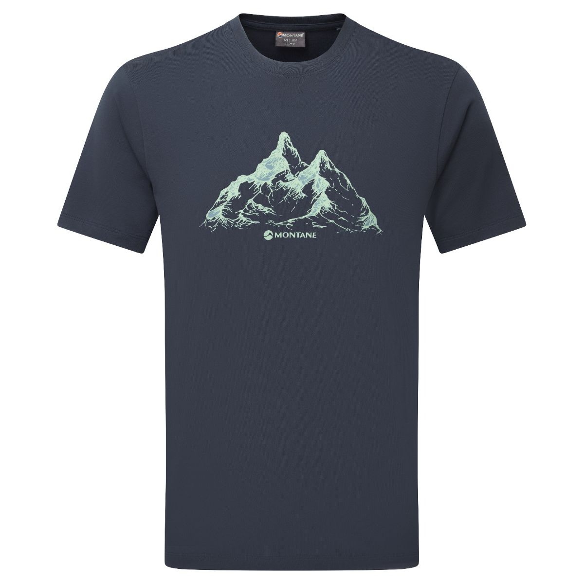 Montane Dual Mountain T Shirt, Herren, blau