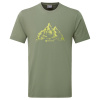 Montane Dual Mountain T Shirt, Herren, grün