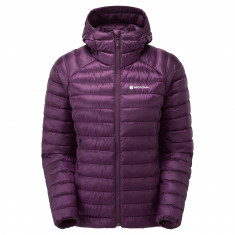 Montane F Anti-Freeze Hoodie, down jacket, women, dark purple