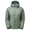 Montane F Anti-Freeze Hoodie, geacă de puf, femei, verde