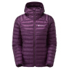 Montane F Anti-Freeze Hoodie, jachetă din puf, damă, mov închis