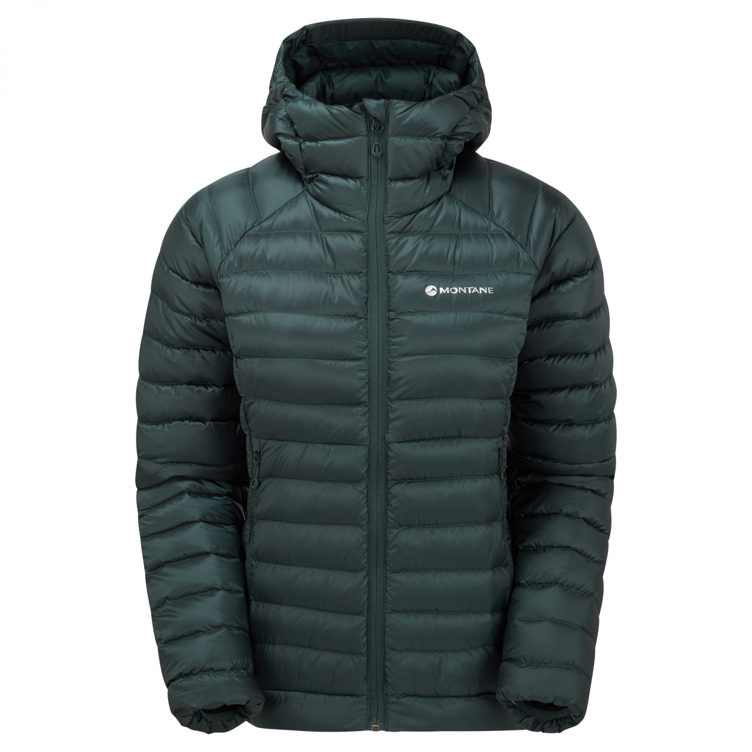 Montane F Anti-Freeze Hoodie, kurtka puchowa, damska, ciemnozielony