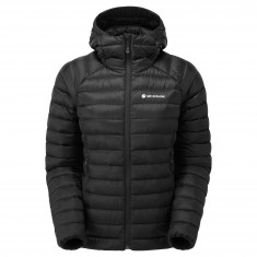 Montane F Anti-Freeze Hoodie, pé?ová bunda, dámská, ?erná