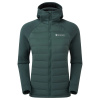 Montane F Composite Hoodie, dunjacka, dam, mörkgrön
