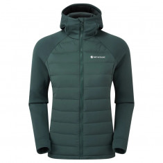 Montane F Composite Hoodie, kurtka puchowa, damska, ciemnozielony