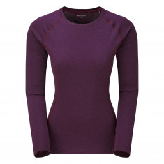 Montane F Dart Long Sleeve T-Shirt, dame, mørkelilla