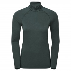 Montane F Dart Xt Zip Neck, dame, grøn
