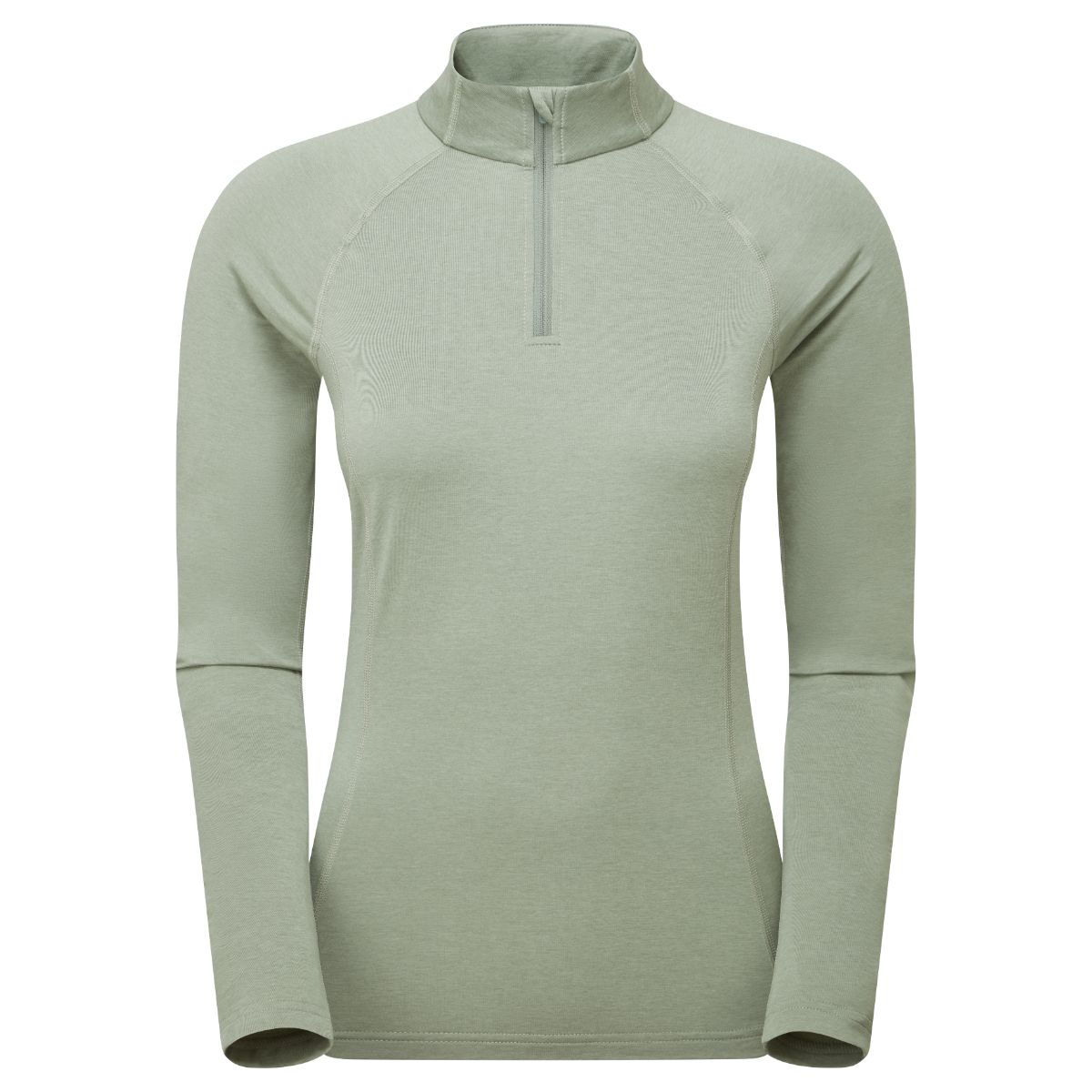 Montane F Dart Xt Zip Neck, femei, verde