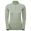 Montane F Dart Xt Zip Neck, naiset, vihreä