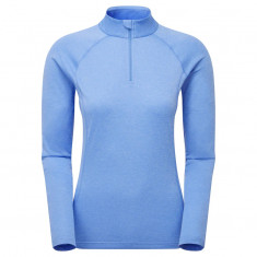 Montane F Dart Zip Neck, dame, lyseblå