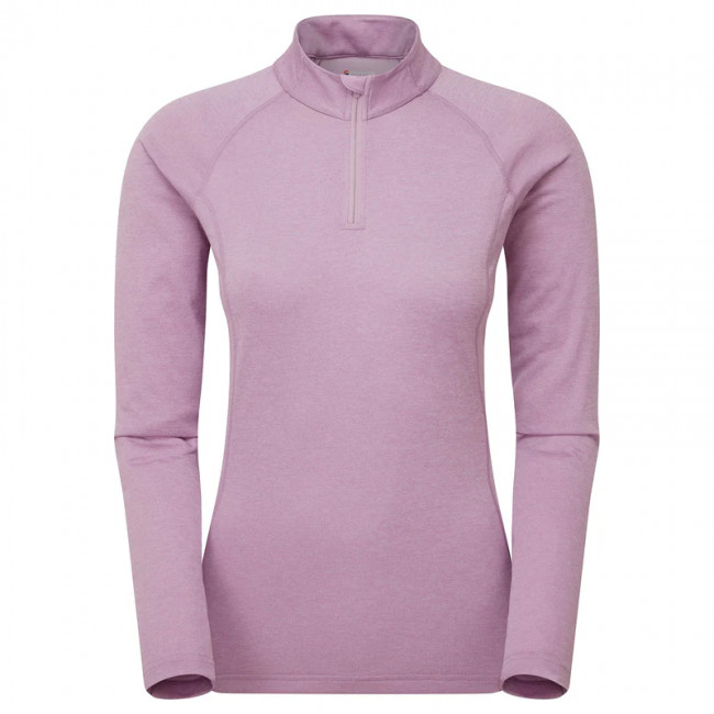 Montane F Dart Zip Neck, dame, lyserød