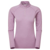 Montane F Dart Zip Neck, naiset, vaaleanpunainen