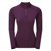 Montane F Dart Zip Neck, women, dark purple