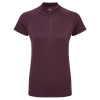 Montane F Dart Zip T-Shirt, koszulka, damska, ciemnofioletowy
