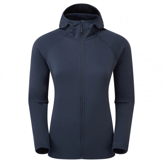 Montane F Fury Lite Hoodie, fleecová košeľa, dámska, modrá