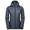 Montane F Icarus Lite Hoodie, doudoune, femme, bleu