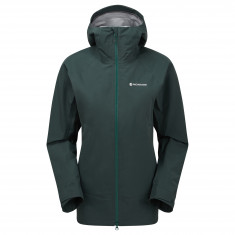 Montane F Phase Jacket, chaqueta impermeable, mujer, verde