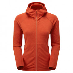 Montane F Protium Hoodie, fleecová mikina, dámská, ?ervená