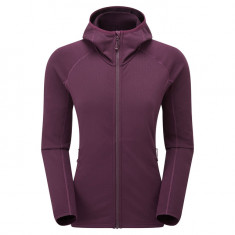 Montane F Protium Hoodie, fleecová mikina, dámská, tmav? fialová