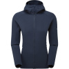 Montane F Protium Hoodie, hanorac din fleece, femeie, albastru