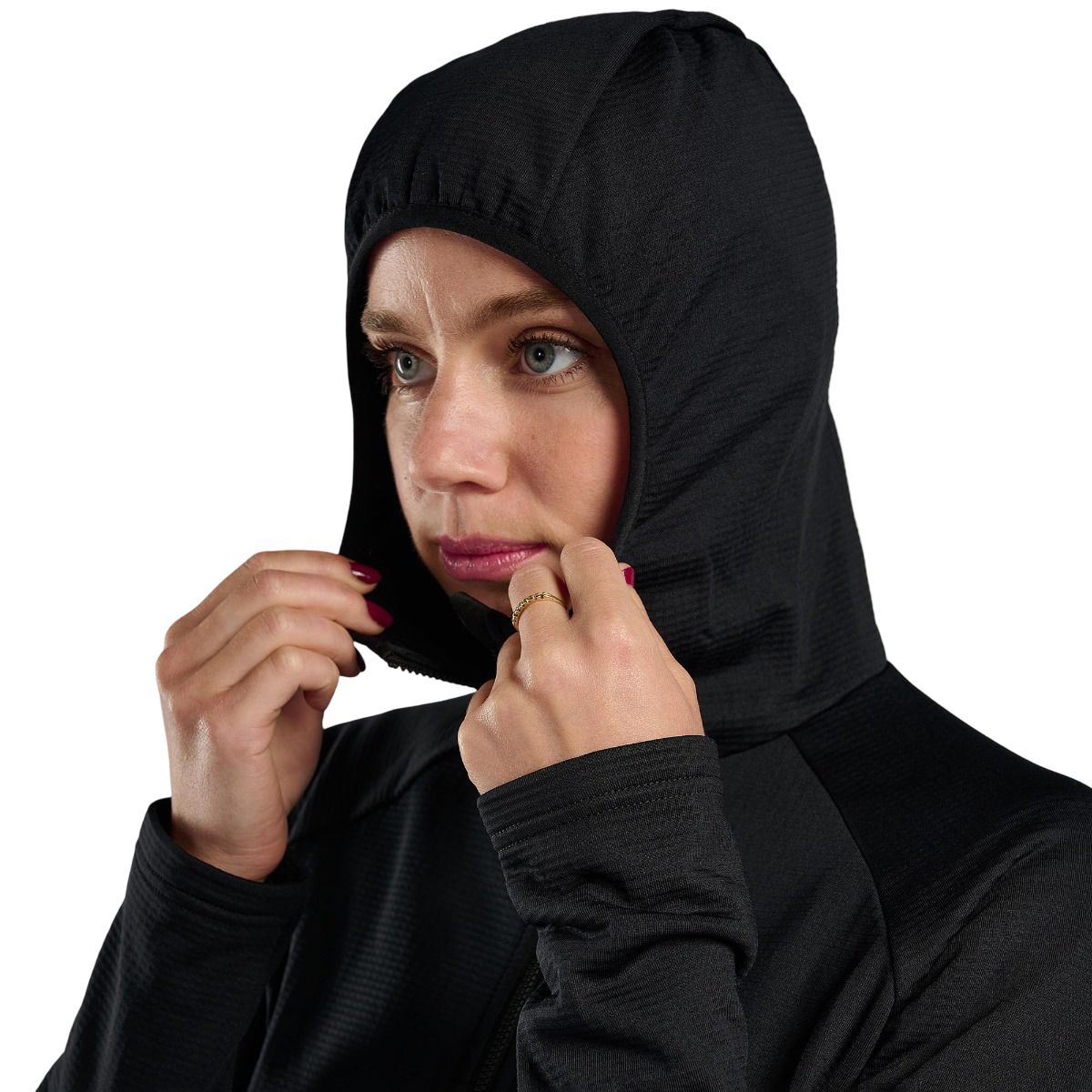 Montane F Protium Hoodie, hanorac din fleece, femeie, negru