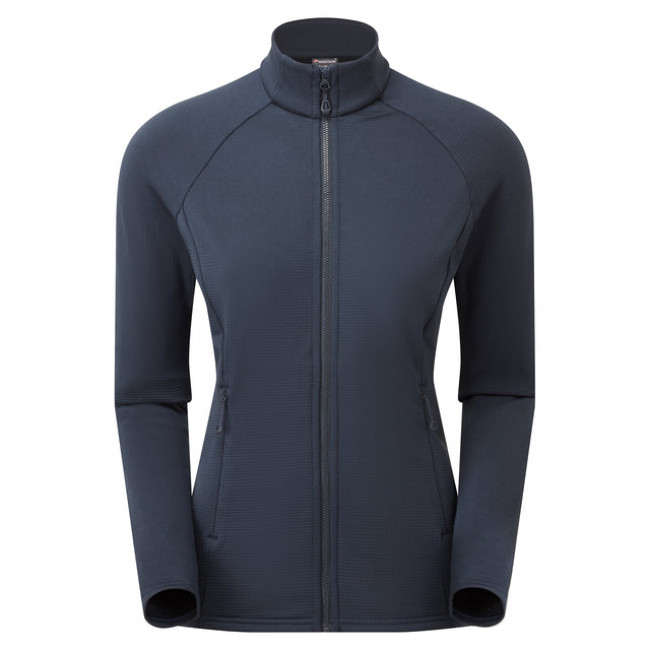 Montane F Protium Jacket, fleecová mikina, dámska, modrá