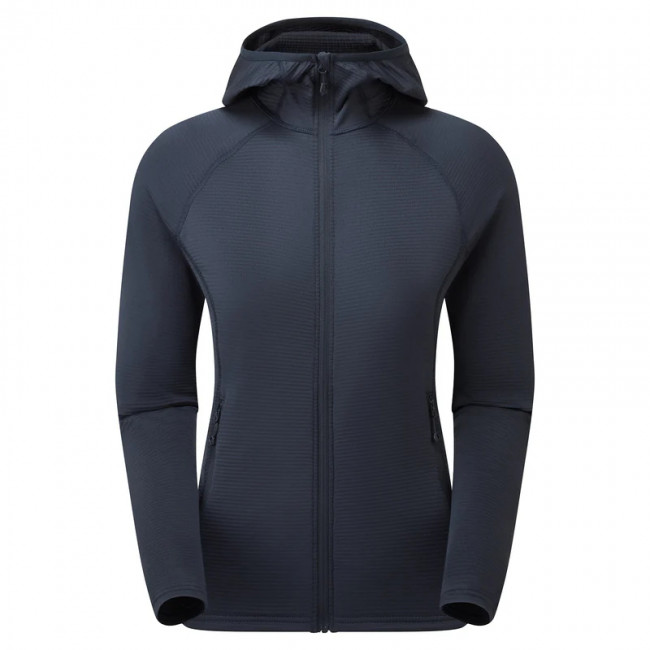 Montane F Protium Lite Hoodie, fleecetröja, dam, blå