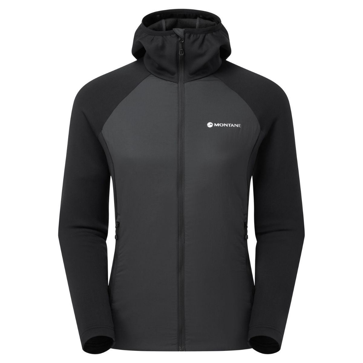 Montane F Sirocco Lite Hoodie, warstwa po?rednia, damska, czarny
