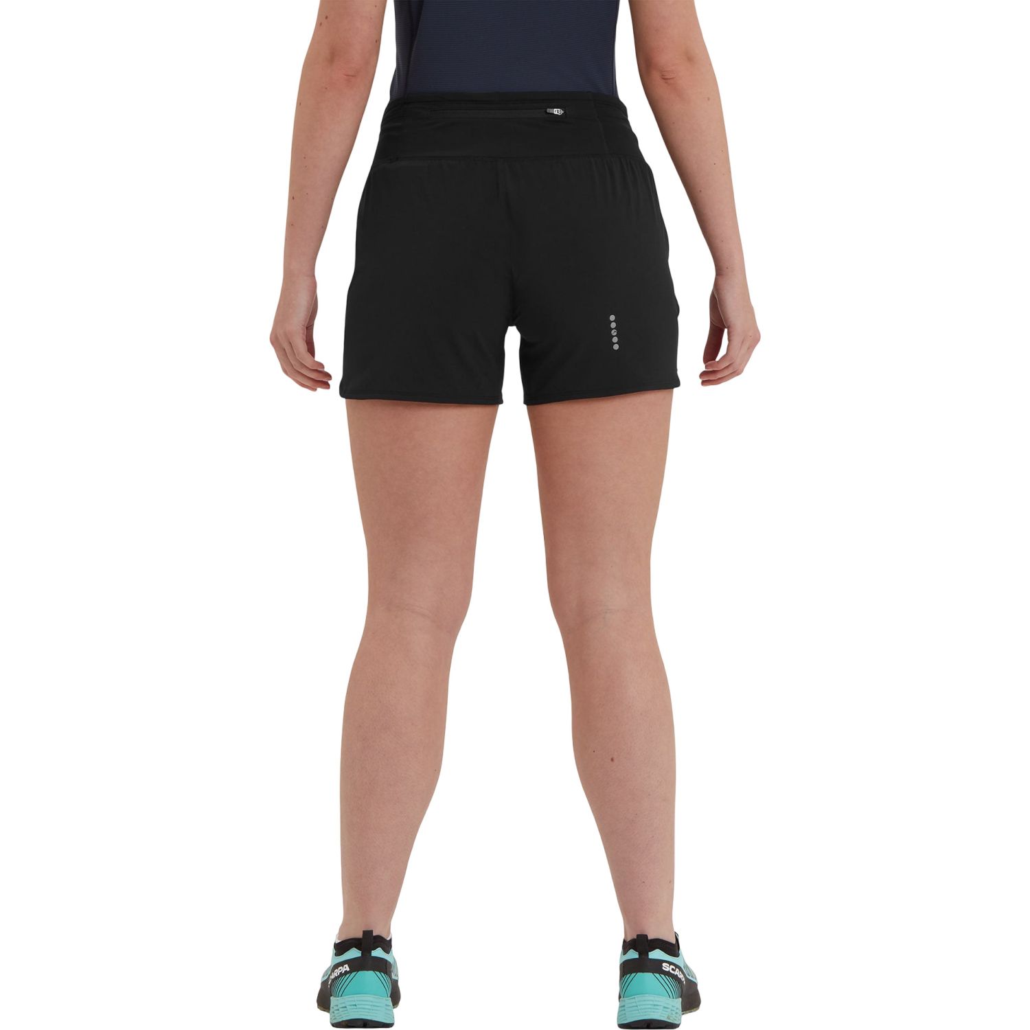 Montane F Slipstream 4 Shorts, dame, sort