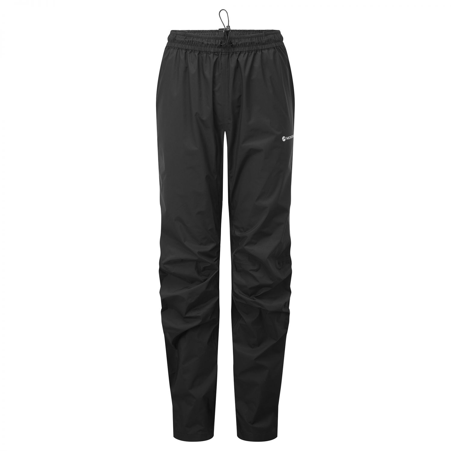 Montane F Spirit Lite Pants Short Leg, pantalones impermeables, mujer, negro