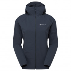 Montane F Tenacity Nano Hoodie, veste softshell, femme, bleu