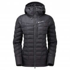 Montane Fem Ground Control Jacket, chaqueta de plumón, mujer, negro