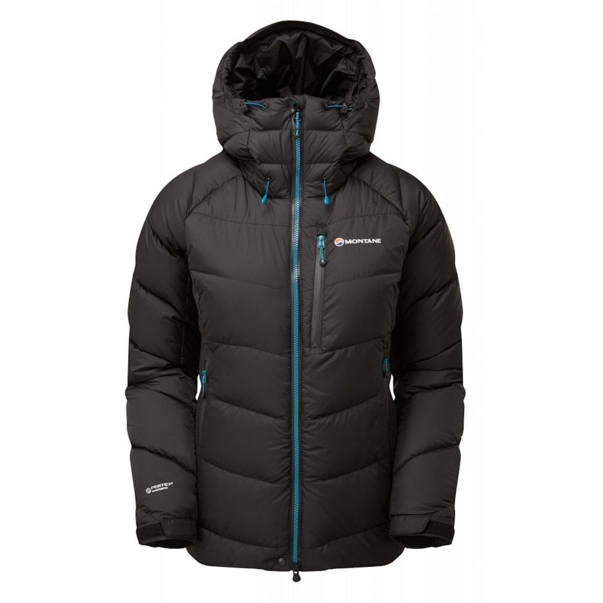 Montane Fem Resolute Down Jacket, dunjakke, dame, sort