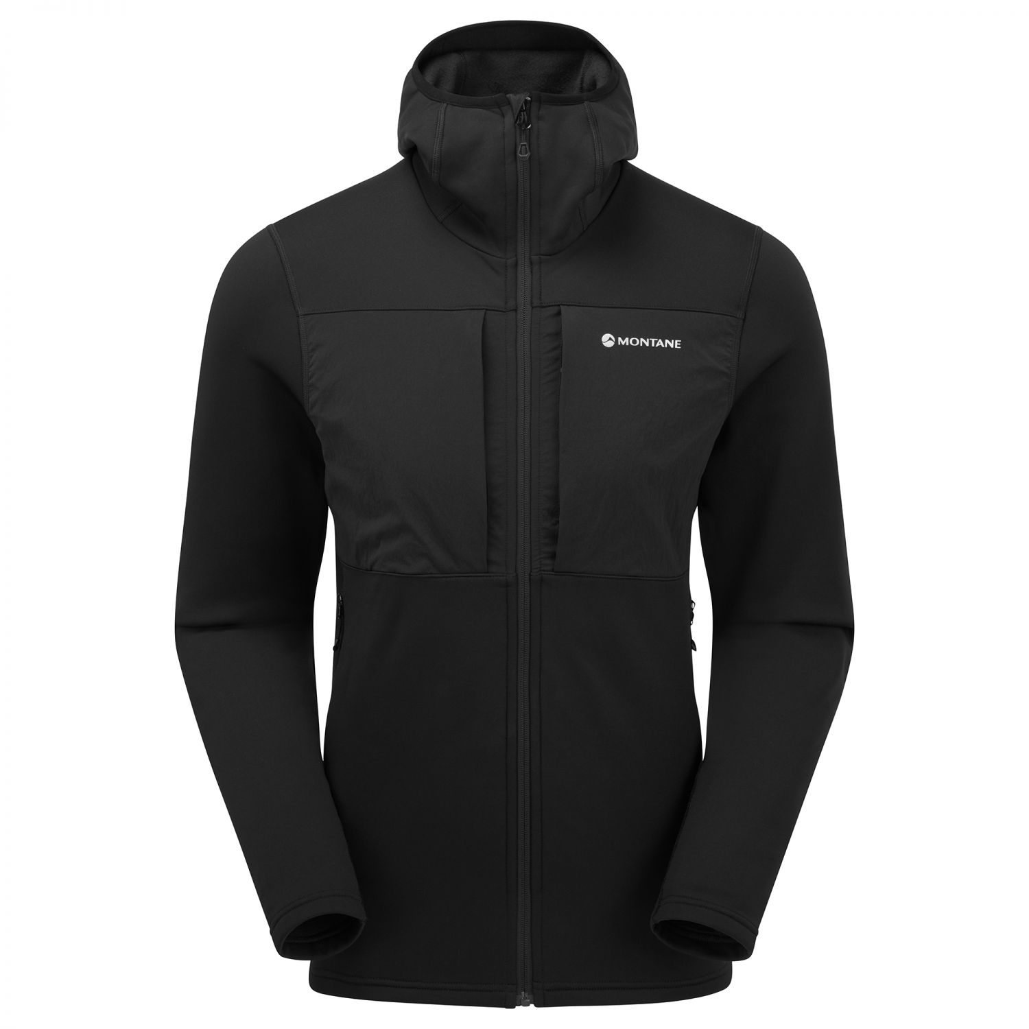 Montane Fury Xt Hoodie, fleecegenser, herre, svart
