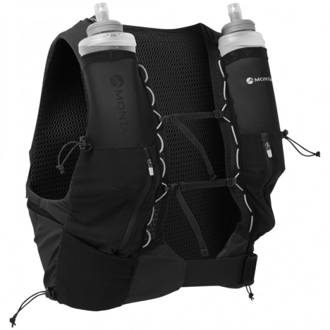 Montane Gecko Vp 5 +, colete de corrida, preto