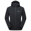 Montane Khamsin Hoodie, softshellová bunda, pánska, čierna