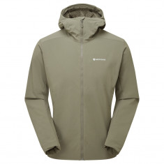 Montane Khamsin Hoodie, softshellová bunda, pánska, zelená