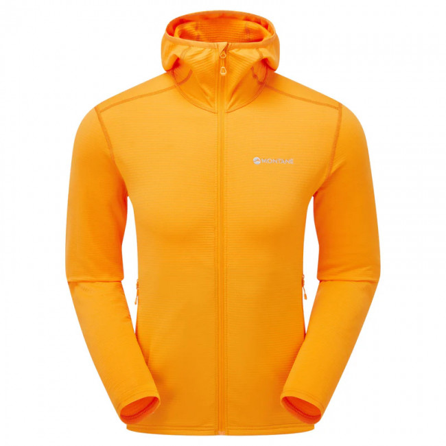 Montane Protium Lite Hoodie, forro polar, hombre, naranja