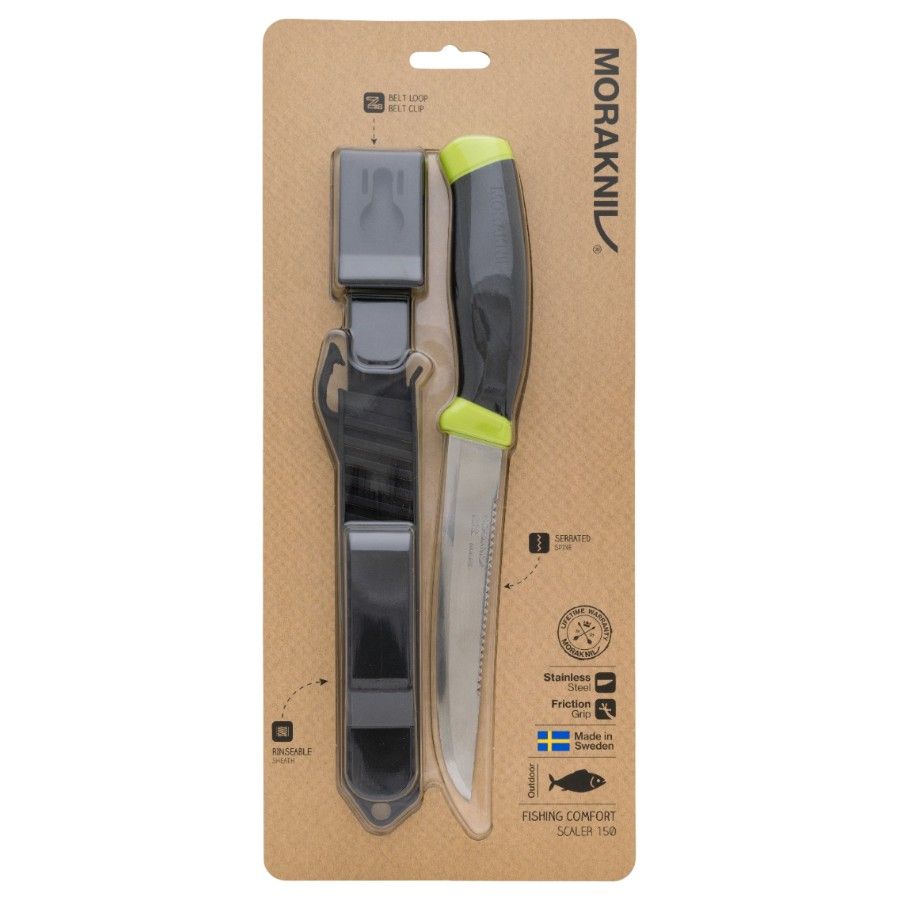 Morakniv Companion Fishing Scaler 150 (S), cuțit de file, verde deschis