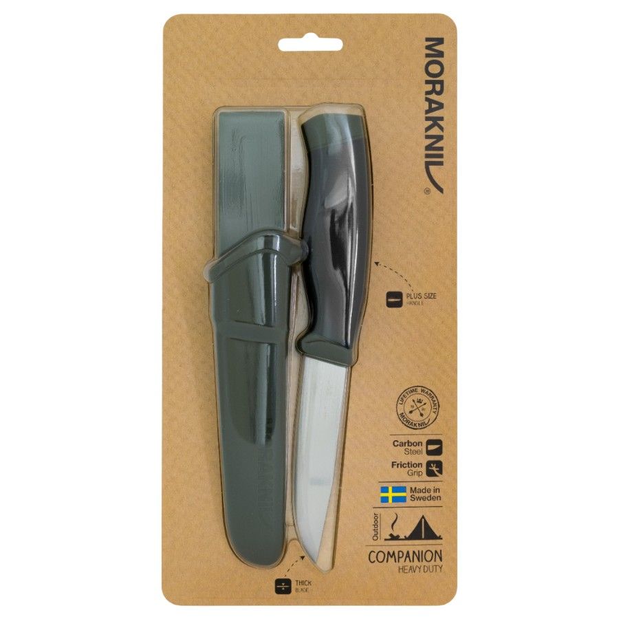 Morakniv Companion Heavyduty, kés, sötétzöld