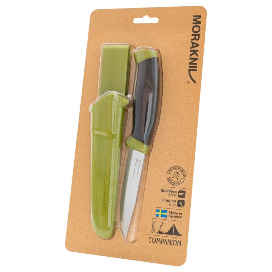 Morakniv Companion (S), nôž, zelený